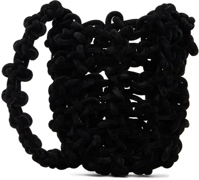 KARA BLACK KNOT TECH SHOULDER BAG