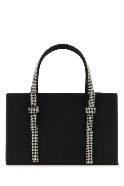 Kara Black Nappa Leather Handbag