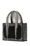 Kara Nappa Leather Chain Strap Handbag In Blackwhite