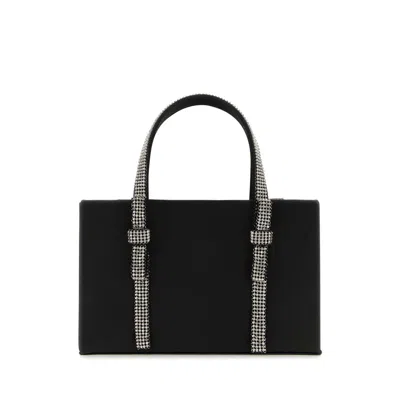 Kara Black Nappa Leather Handbag In Multi