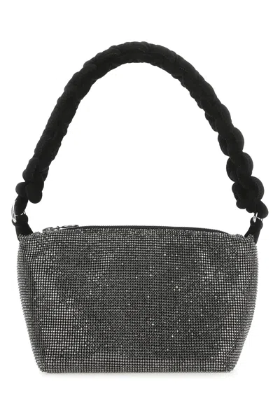 Kara Black Rhinestones Handbag