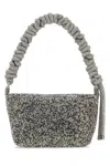 Kara Black Rhinestones Handbag