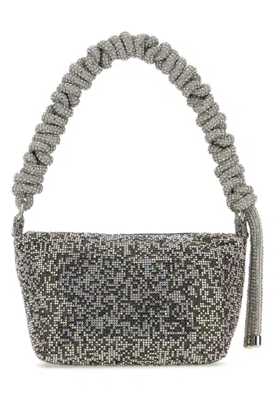 Kara Black Rhinestones Handbag