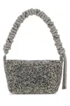 Kara Black Rhinestones Handbag