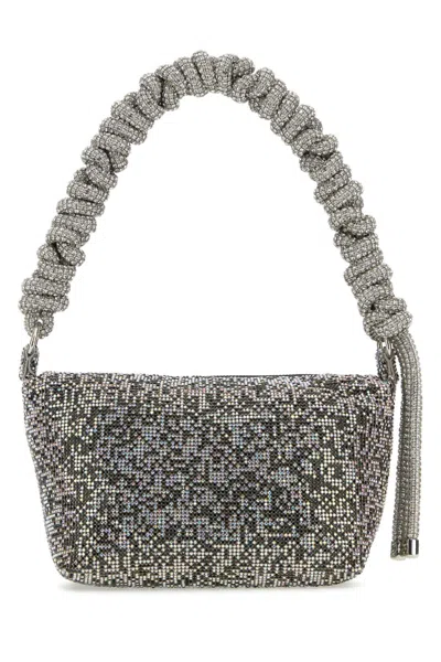 Kara Black Rhinestones Handbag