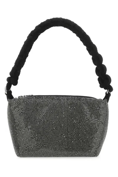 Kara Black Rhinestones Handbag