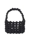 Kara Knotted Shoulder Bag In Black