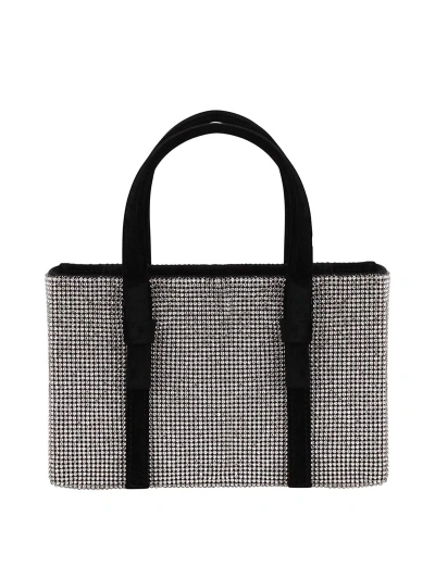Kara Bag With Crystal Decoration In Black