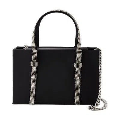 Kara Bow Midi Bag - Leather - Black