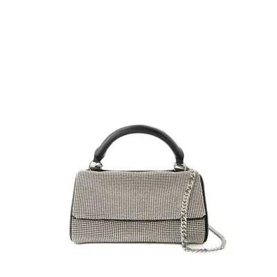 Kara Crush Satchel Bag - Mesh - White