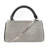 Kara Crush Shoulder Bag In White