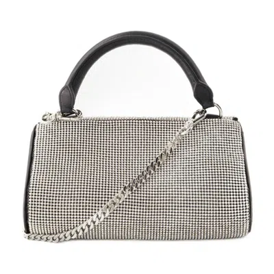 Kara Crush Shoulder Bag In White