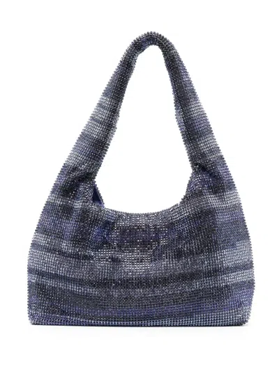Kara Crystal-embellished Tote Bag In 紫色