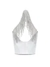 Kara Crystal Fringe Bean Shoulder Bag