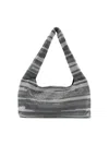 Kara Crystal Mesh Armpit Bag Bags In Black