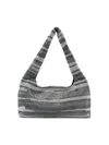 Kara Crystal Mesh Armpit Bag Bags In Black