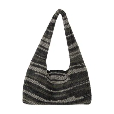 Kara Crystal Mesh Armpit Hobo Bag