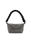 Kara Crystal Mesh Cobra Pouch Bags