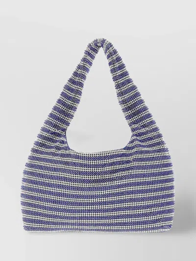 KARA CRYSTAL MESH MINI SHOULDER BAG