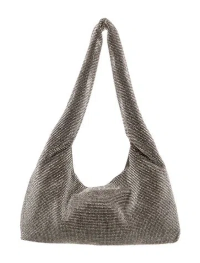 Pre-owned Kara Crystal Shoulder Bag In Gold