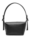 Kara Crystal-strap Leather Tote Bag In Black