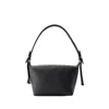 Kara Double Bow Pouch Handtasche -  - Leder - Schwarz In Black