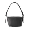 Kara Double Bow Shoulder Bag In Black