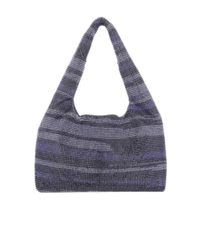 Kara Embellished Top Handle Bag In Multicoloured