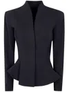 Kara Fitted Jacket In Black