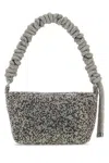 Kara Black Rhinestones Handbag