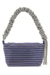 Kara Two-tone Rhinestones Handbag In Multi