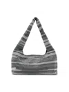 Kara Crystal Mesh Armpit Bag Bags In Black