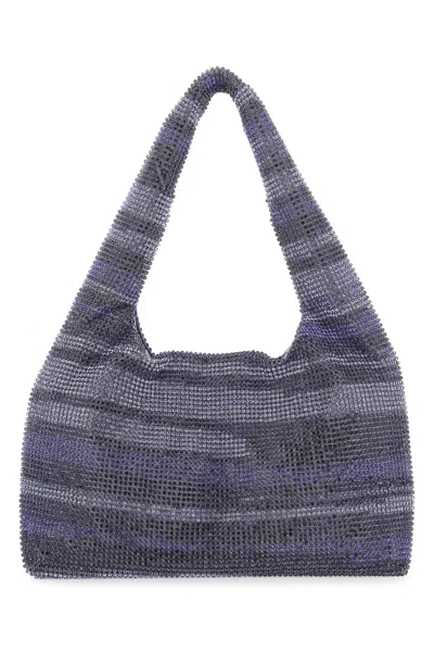 Kara Multicolor Rhinestones Mini Handbag In Multicoloured
