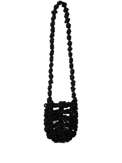 Kara Knot Shoulder Bag In Black
