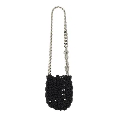 Kara Knot Shoulder Bag In Black