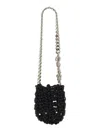 Kara Knot Tech Pouch Shoulder Bag In Black