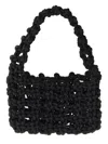Kara Knotted Shoulder Bag In Black