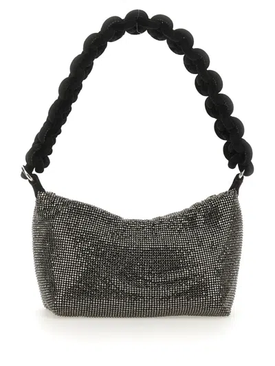 Kara Knotted Handle Top Handle Bag In Gray