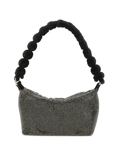Kara Knotted-handle Tote Bag In Gray