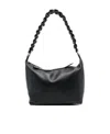 Kara Lattice Braided-strap Tote Bag In Black