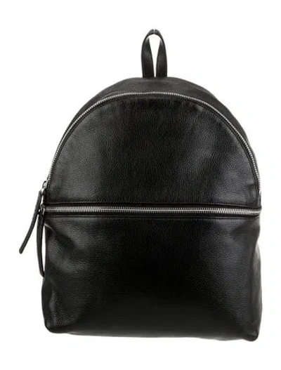 Pre-owned Kara Leather Backpack In Black