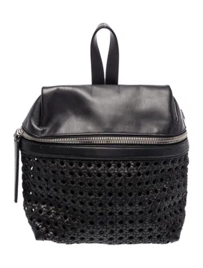Pre-owned Kara Leather Backpack In Black