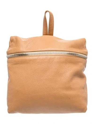 Pre-owned Kara Leather Backpack In Neutrals