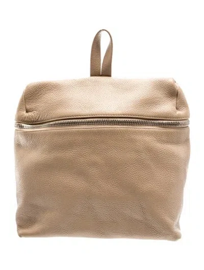 Pre-owned Kara Leather Backpack In Neutrals
