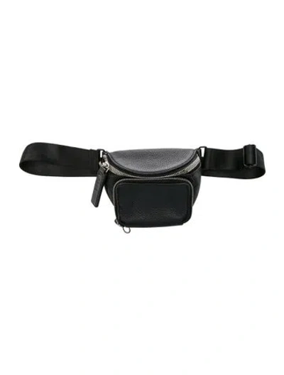 Pre-owned Kara Leather Belt Bag In Black