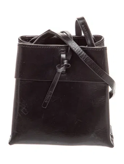 Pre-owned Kara Leather Bucket Bag In Black