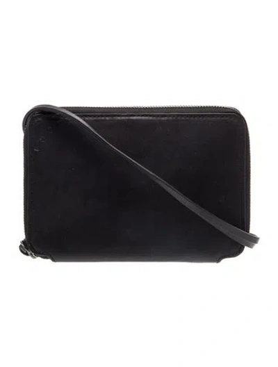 Pre-owned Kara Leather Clutch In Black