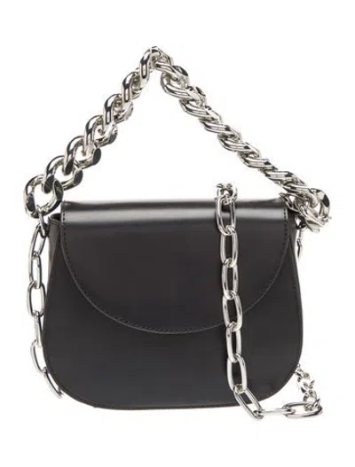 Pre-owned Kara Leather Crossbody Bag In Black