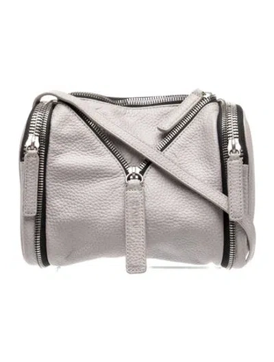 Pre-owned Kara Leather Crossbody Bag In Gray