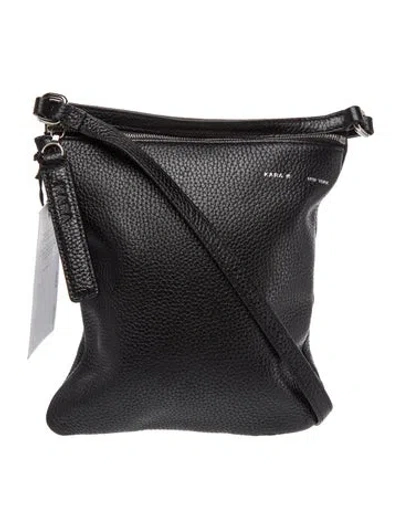 Pre-owned Kara Leather Shoulder Bag In Black